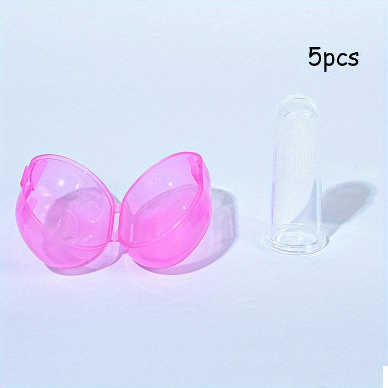 Pet Teeth Cleaning Brush for Dogs and Cats Soft Silicone Toothbrush