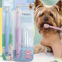 Pet Cleaning Supplies Set Pet Toothbrush Cat Dog Finger Toothbrush