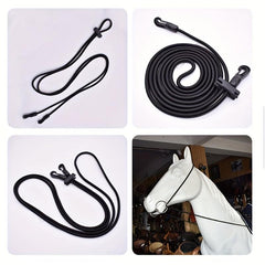 Elastic Rope Neck Stretcher Horse Bridle Nylon Strap Equestrian Supplies