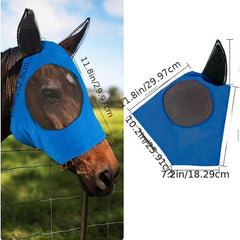 Fine Mesh Horse Fly Mask Anti-mosquito Breathable Comfortable Horse Mask
