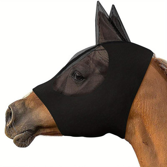 Fine Mesh Horse Fly Mask Anti-mosquito Breathable Comfortable Horse Mask