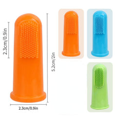 3pcs Pet Toothbrush for Cats and Dogs, Oral Cleaning Supplies