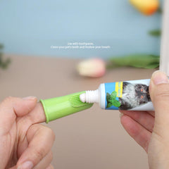 3pcs Pet Toothbrush for Cats and Dogs, Oral Cleaning Supplies