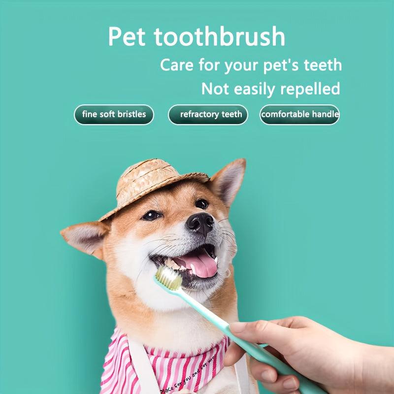 Pet Toothbrush - Soft Dog Brush for Dental Care