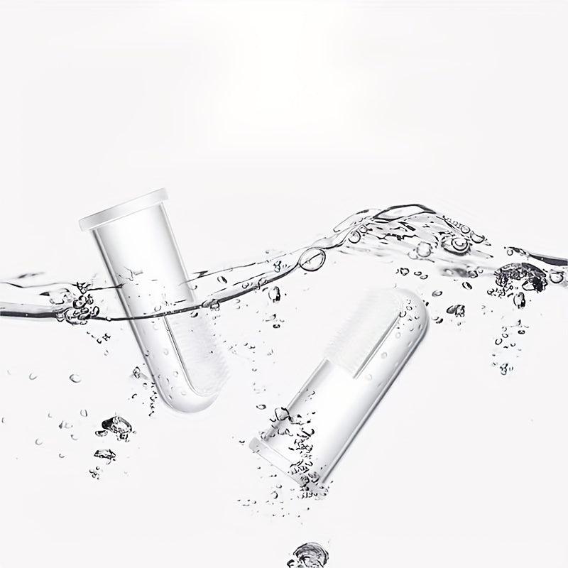 Soft Dog Toothbrush Set with Finger Brush for Dogs and Cats