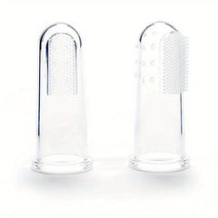 Soft Dog Toothbrush Set with Finger Brush for Dogs and Cats