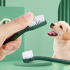8pcs Pet Toothbrush Set for Oral Cleaning Cat & Dog Finger Toothbrush