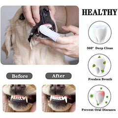 Dog Finger Toothbrushes Pack - Oral Cleaning for Dog Cats