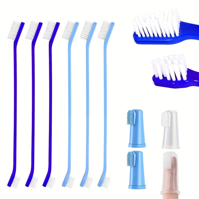 Double Heads Dog Toothbrush Teeth Cleaning Bad Breath Care Tooth Brush