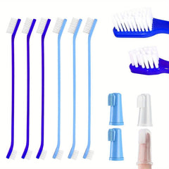 Double Heads Dog Toothbrush Teeth Cleaning Bad Breath Care Tooth Brush