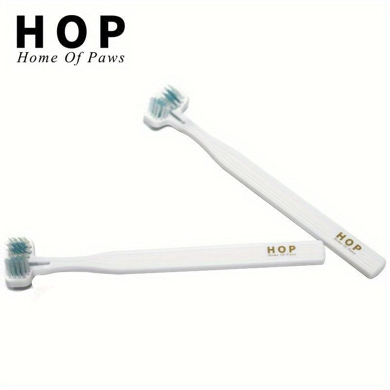 Pet Double Head Toothbrush Dog Oral Cleaning Brush Soft Bristle Dental Care