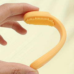 Dog Finger Toothbrush Soft Silicone Brush Dog Toothbrush With Handle