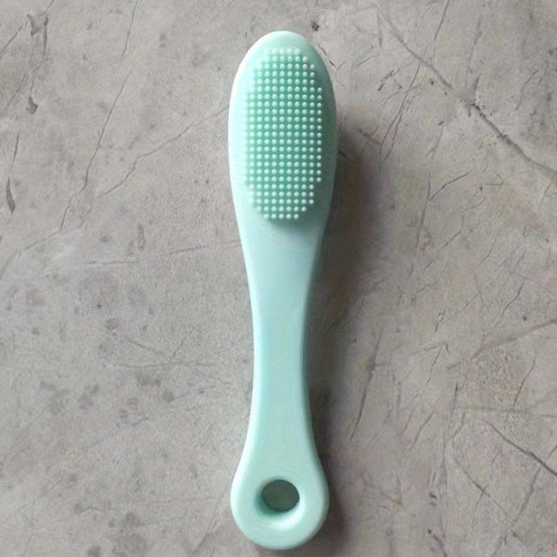 Dog Finger Toothbrush Soft Silicone Brush Dog Toothbrush With Handle