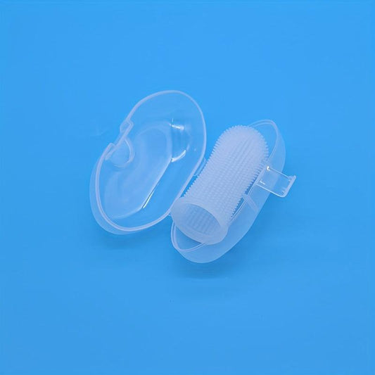 Silicone Fingertip Pet Toothbrush For Dog Cat
