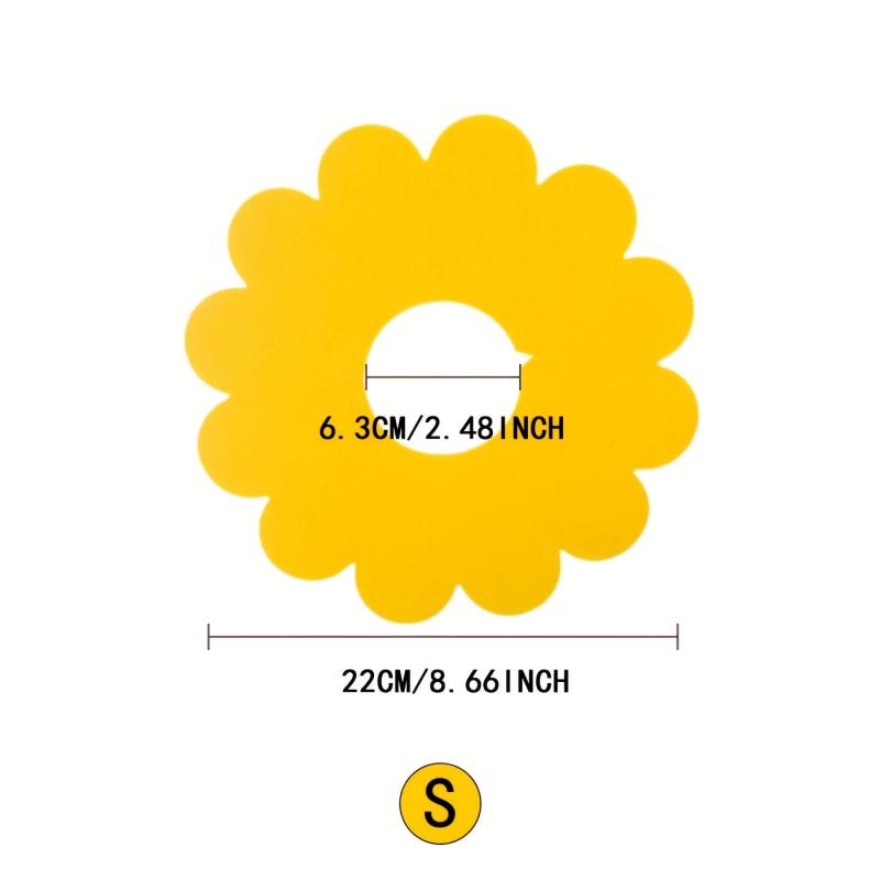 Sunflower-Shaped Cat Recovery Collar Adjustable Elizabeth Collar