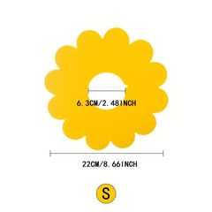 Sunflower-Shaped Cat Recovery Collar Adjustable Elizabeth Collar