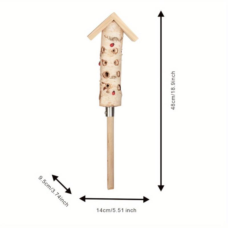Wooden Insect House Bee Hotel Hanging Insect Hotel For Bee Butterfly Ladybirds