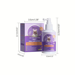 Fresh Breath Teeth Cleaning Spray for Dogs and Cats
