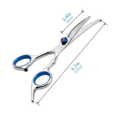 6 Inch Pet Grooming Scissors for Thinning & Curving Hair