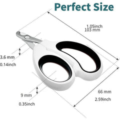 Pet Mini Nail Scissors for Cats and Dogs - Small Claw Clippers