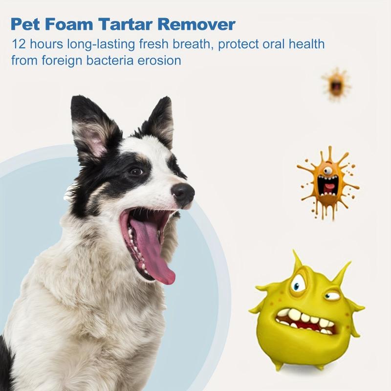 Pet Tartar Remover Foam for Yellow Teeth 60ml