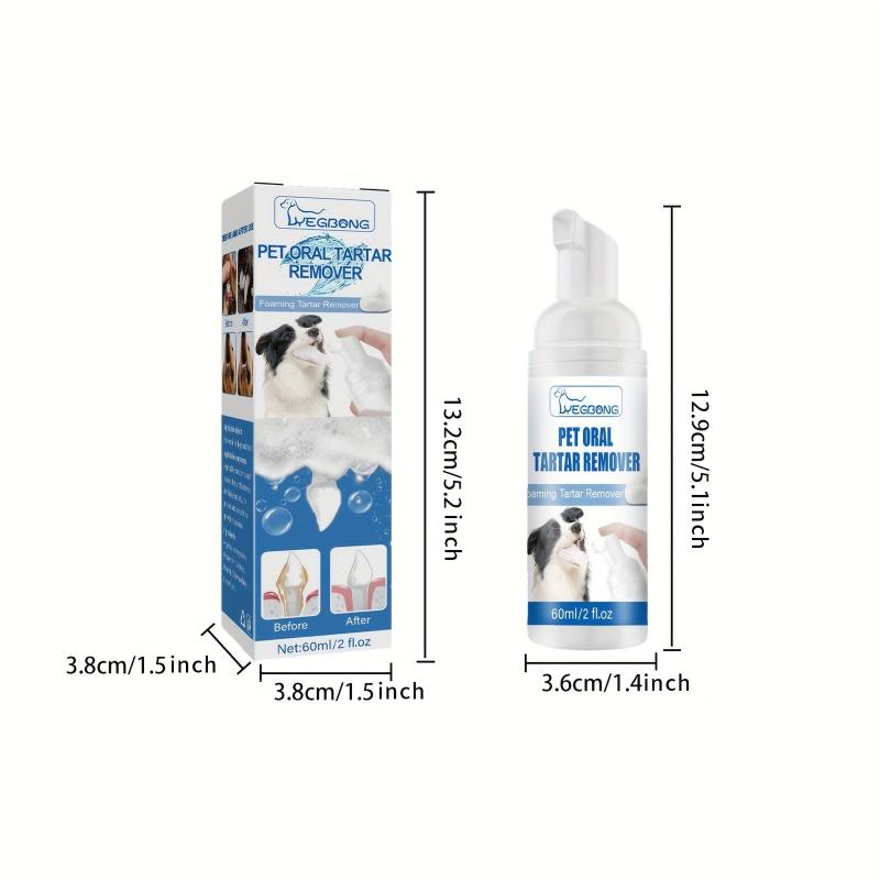 Pet Tartar Remover Foam for Yellow Teeth 60ml
