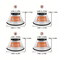 Adjustable Cat Cone Collar Anti Lick Bite Protective Collar