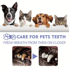 Pet Tooth Cleaning Spray Dogs Cats Bad Breath Oral Care Dental Liquid