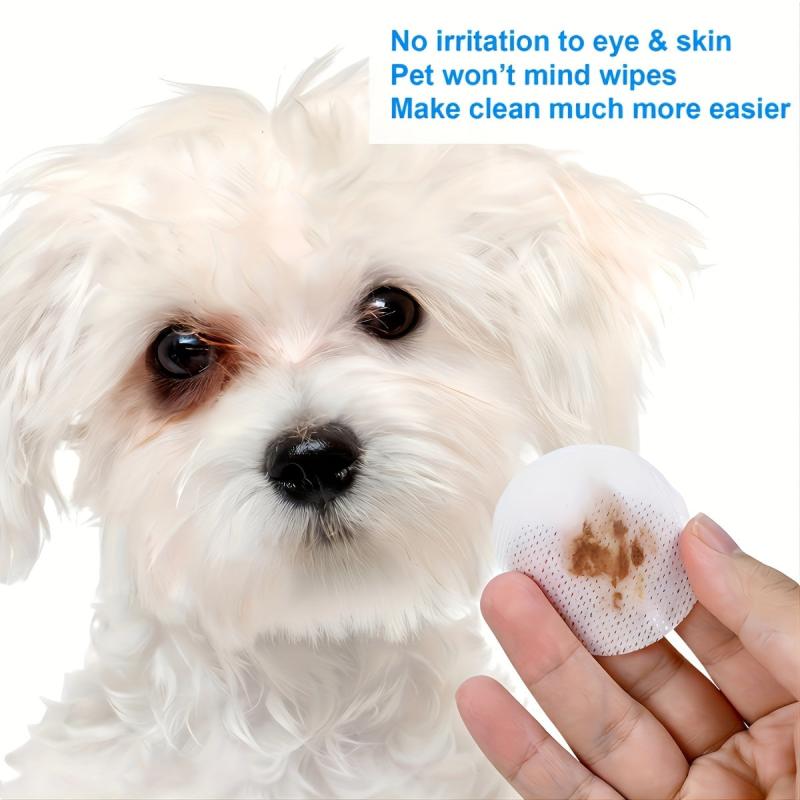 Pet Eye Cleaning Wipes - Tear Stain Remover Pads - 120 Count