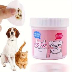 Pet Eye Cleaning Wipes - Tear Stain Remover Pads - 120 Count