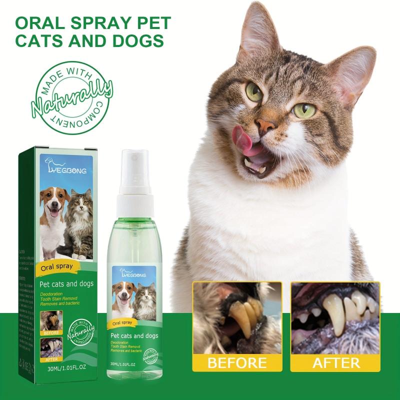 Pet Dental Spray for Dogs & Cats - Oral Care Teeth Cleaning Spray