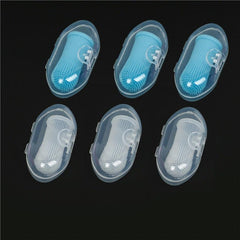 Pet Finger Toothbrushes (6pcs) in Storage Box, Soft Silicone Dog Teeth Cleaning