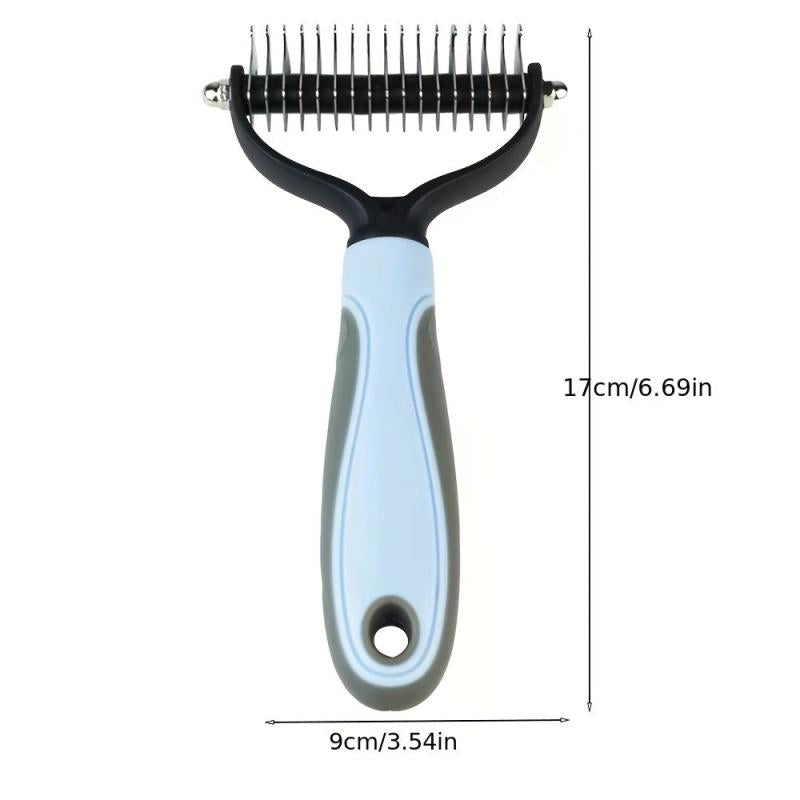 Double Sided Slicker Pet Brush For Shedding Dematting