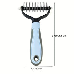 Double Sided Slicker Pet Brush For Shedding Dematting