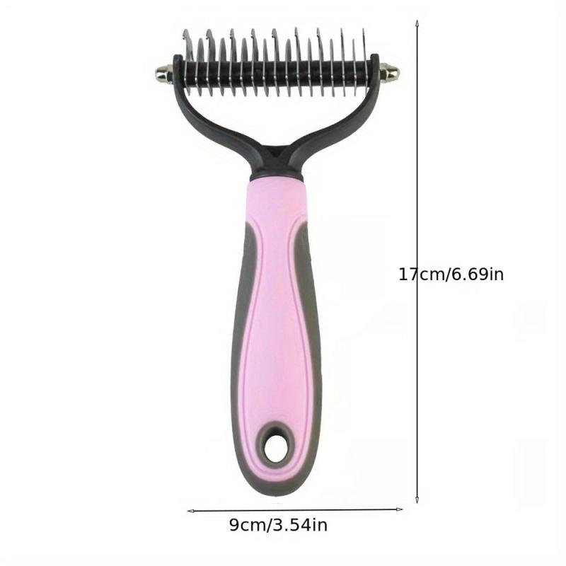 Double Sided Slicker Pet Brush For Shedding Dematting