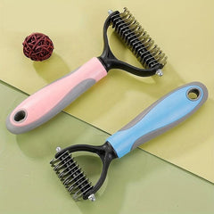 Double Sided Slicker Pet Brush For Shedding Dematting