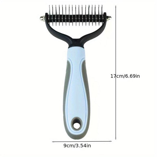 Double Sided Slicker Pet Brush For Shedding Dematting