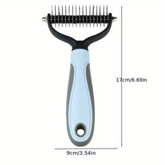 Double Sided Slicker Pet Brush For Shedding Dematting