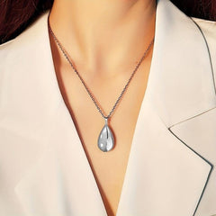 Teardrop Keepsake Ashes Necklace Urn Pendant Cremation Memorial Jewelry