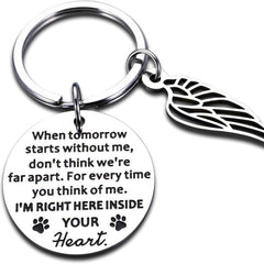 Dog Memorial Keychain Remembrance Gift Bereavement Pet Loss Puppy Sympathy