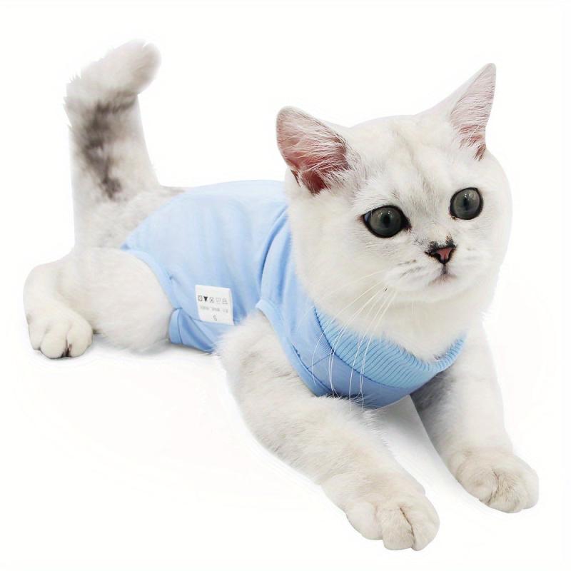 Cat Recovery Suit After Surgery Neuter Onesie Costume for Abdominal Wounds