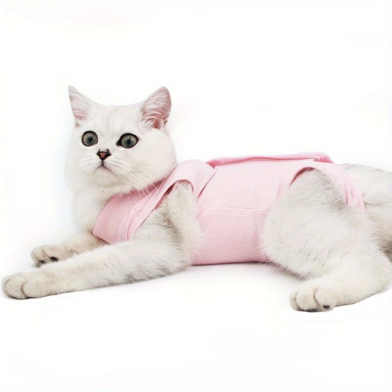 Cat Recovery Suit After Surgery Neuter Onesie Costume for Abdominal Wounds
