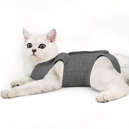 Cat Recovery Suit After Surgery Neuter Onesie Costume for Abdominal Wounds