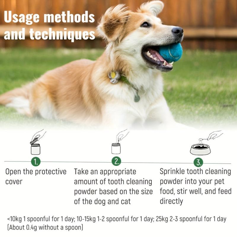 Pet Teeth Cleaning Powder for Dog Dental Stones