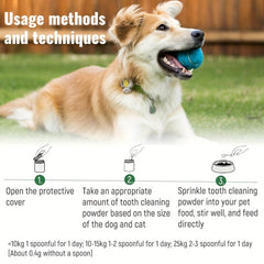 Pet Teeth Cleaning Powder for Dog Dental Stones