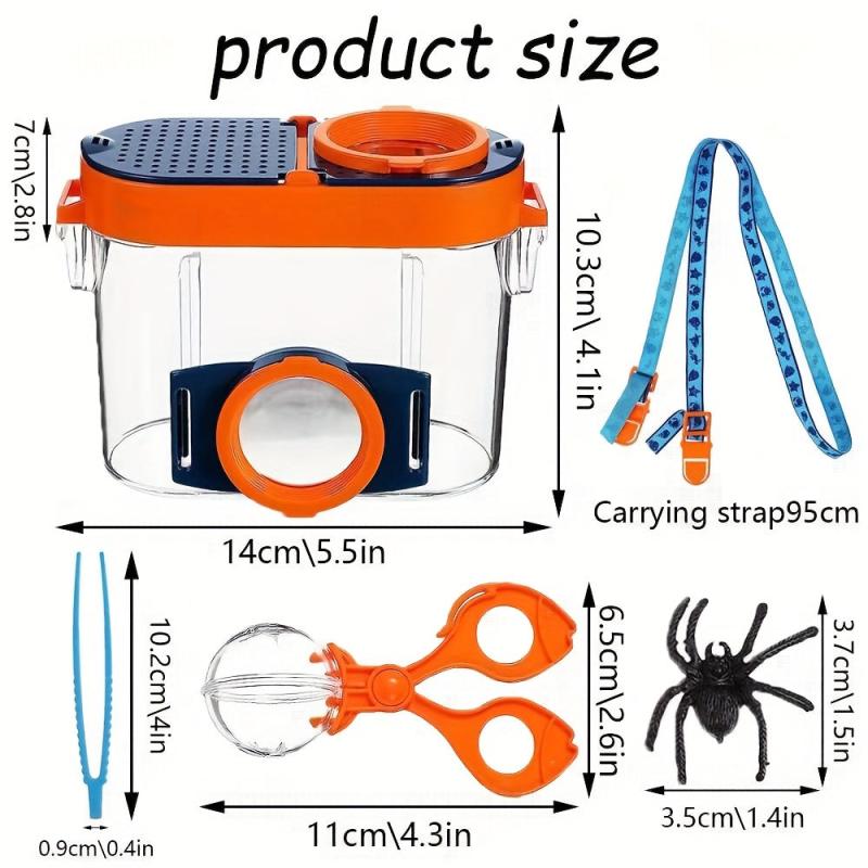 Insect Viewer Box with Magnifying Glass - Educational Exploration Tool