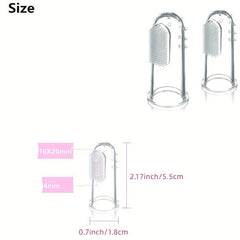 Soft Pet Toothbrush for Dogs and Cats - Tooth Care Dog Toothbrush