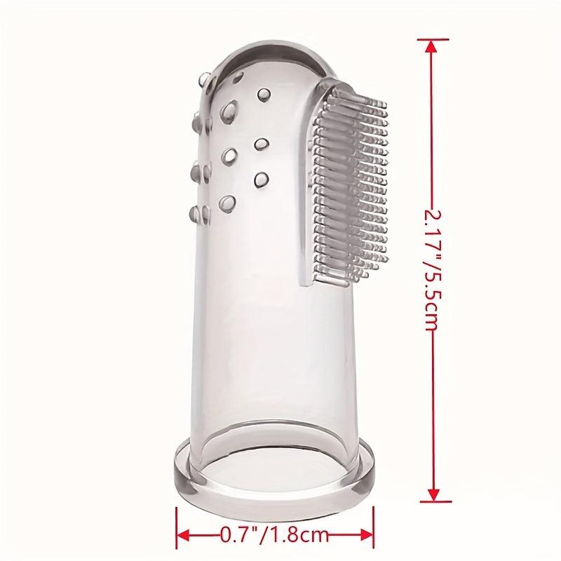 Soft Pet Toothbrush for Dogs and Cats - Tooth Care Dog Toothbrush