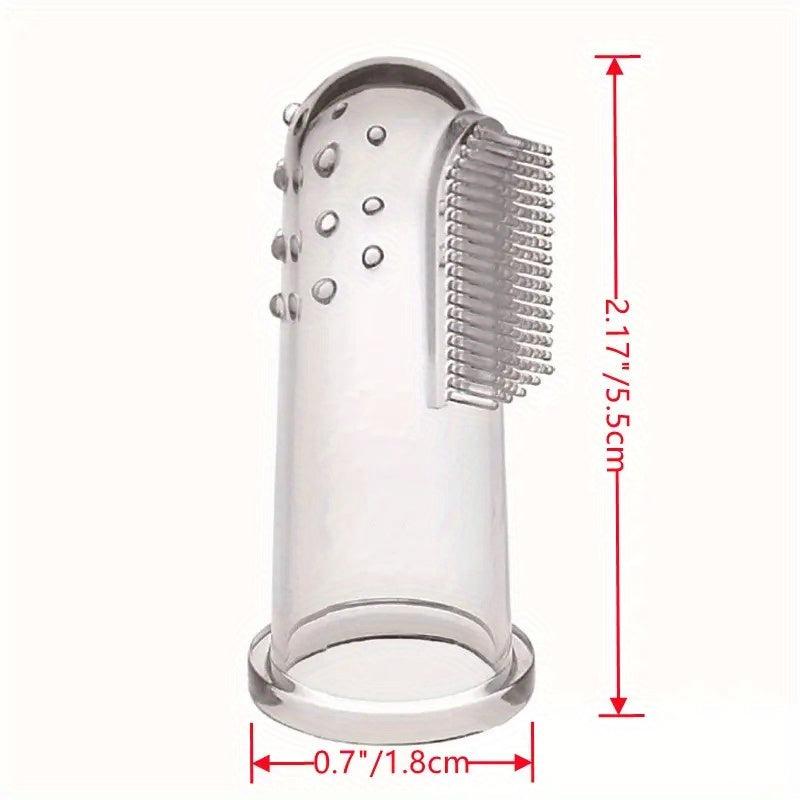 Soft Pet Toothbrush for Dogs and Cats - Tooth Care Dog Toothbrush