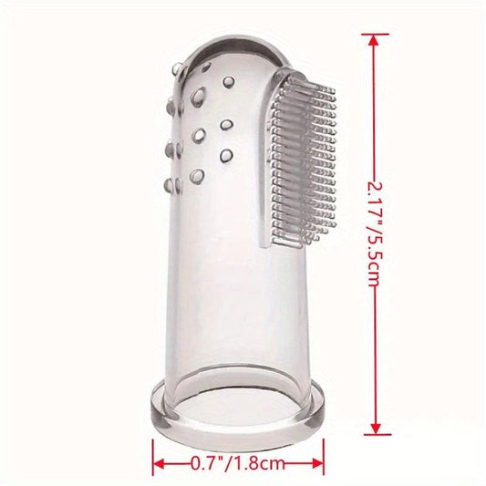 Soft Pet Toothbrush for Dogs and Cats - Tooth Care Dog Toothbrush